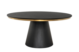 Brewster 6-8 Seat Black Dining Table