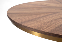"Brewster 6-8 Seat Walnut Dining Table and 6 Mason Chalk Chairs " - thumbnail 6