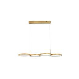 Magnus Bar Pendant Ceiling Light Brass Gold Aluminium LED 41W 230V 2300Lm 3000K