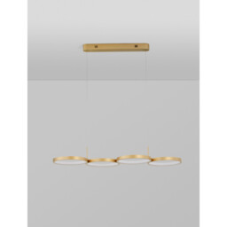 Magnus Bar Pendant Ceiling Light Brass Gold Aluminium LED 41W 230V 2300Lm 3000K - thumbnail 3