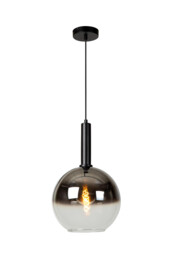 Marius Modern Pendant Light - Ø 30cm - 1xE27 - Black - thumbnail 1