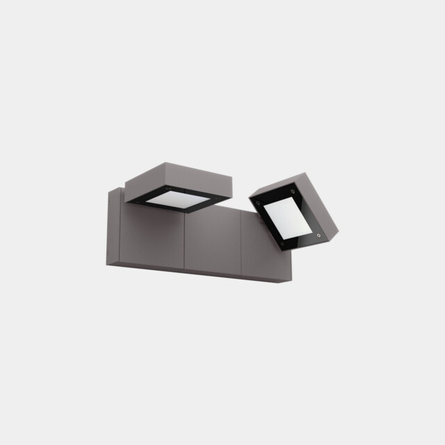 Modis Outdoor Modern Wall Lamp 43cm Grey LED 26.4W CCT 2700-3200-4000K IP66 On-Off - image 1