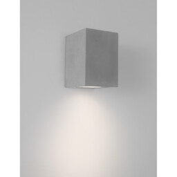 Fuento Outdoor Down Wall Lamp Grey Concrete Glass LED GU10 1x7W IP65 - thumbnail 5
