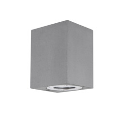 Fuento Outdoor Down Wall Lamp Grey Concrete Glass LED GU10 1x7W IP65