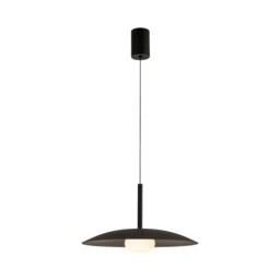 Lidia 40cm Rise And Fall Pendant, 12W LED, 3000K, 1500lm, Black, 3yrs Warranty - thumbnail 5
