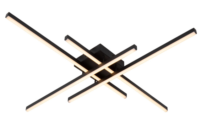 Novak Flush ceiling light - LED Dim. CCT 1x42W 2700K/4000K - Black - image 1