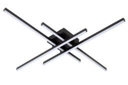 Novak Flush ceiling light - LED Dim. CCT 1x42W 2700K/4000K - Black - thumbnail 2