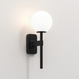 Tacoma Single Bathroom Wall Lamp Matt Black IP44, G9 (Shade Not Included) - thumbnail 3