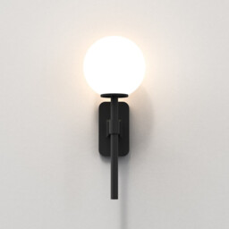 Tacoma Single Bathroom Wall Lamp Matt Black IP44, G9 (Shade Not Included) - thumbnail 5