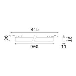 Deva Wide Outer 21W 3000K Black - Driver Required - thumbnail 2