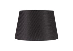 Jerusalem Round, 350, 450 x 280mm Fabric Shade, Charcoal Grey, White Laminate - thumbnail 3