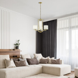 Hinkley Hampton Pendant Ceiling Light Classic Brushed Brass 4x E27 - thumbnail 2