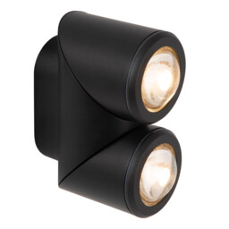 Erin Wall spotlight, Wall light Outdoor - LED 2700K IP65 - Black - thumbnail 5