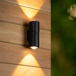 Erin Wall spotlight, Wall light Outdoor - LED 2700K IP65 - Black - thumbnail 3