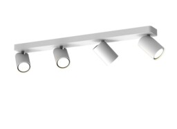 Fusion Linear 4 Light Spotlight GU10, Matt White - thumbnail 1