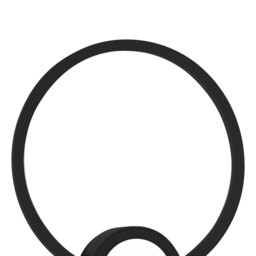 Mural Wall Lamp Circles, Dimmable, 24W, 3000K, 1440lm, Matt Black, 3yrs Warranty - thumbnail 3