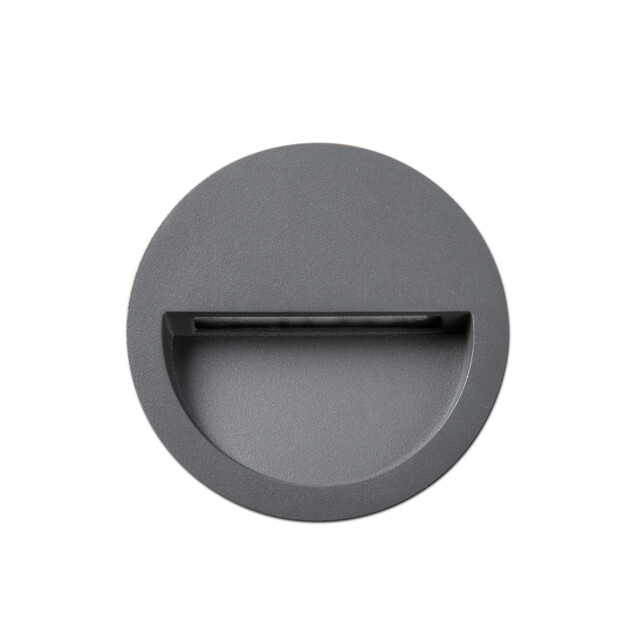 Poma LED Outdoor Recessed Wall Lamp Dark Grey IP65 CCT 2200-4000K - image 1