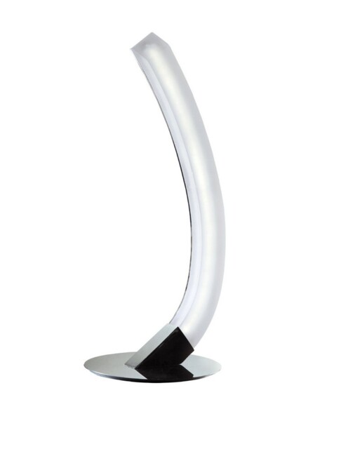 On Table Lamp Left 5W LED 3000K, 500lm, Polished Chrome, Frosted Acrylic - image 1