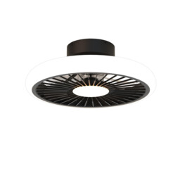 Turbo 55W LED Dimmable Ceiling Light With Built-In 30W DC Reversible Fan, Black, 4100lm, 5yrs Warranty - thumbnail 1