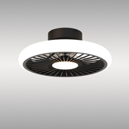 Turbo 55W LED Dimmable Ceiling Light With Built-In 30W DC Reversible Fan, Black, 4100lm, 5yrs Warranty - thumbnail 2
