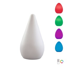 Palma Table Lamp Induction LED RGB Outdoor IP44, Opal White - thumbnail 1