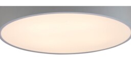 Mini Flush Ceiling Light 50cm Round, 5 x E27 (Max 20W), Silver, IP44 - thumbnail 5