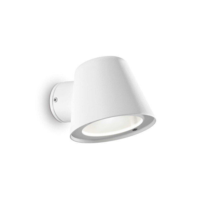 Gas 1 Light Outdoor Wall Light White IP43, GU10