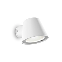 Gas 1 Light Outdoor Wall Light White IP43, GU10