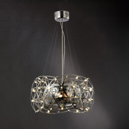 Atria Pendant 3 Light E27 LEDs And Remote Control Stainless Steel - thumbnail 2