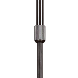 Amel Telescopic Convertible To Semi Flush 4 Light L1/SGU10, Black Chrome - thumbnail 5