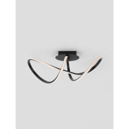 Amara Integrated LED Semi Flush Light Sandy Black Aluminium LED 23W 1400Lm 3000K - thumbnail 5