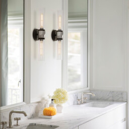 Hinkley Ellison Bathroom Wall Lamp Contemporary Black, Brushed Nickel IP44 2x E27 - thumbnail 2
