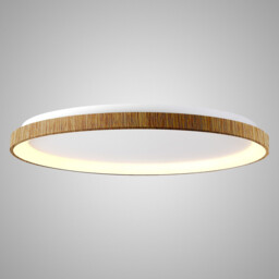 Niseko Ring Ceiling 90cm 78W LED, 3000K, 6200lm, Wood, 3yrs Warranty - thumbnail 2
