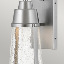 Hinkley Miles Outdoor Wall Lantern Painted Satin Nickel, IP44 - thumbnail 5