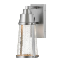 Hinkley Miles Outdoor Wall Lantern Painted Satin Nickel, IP44