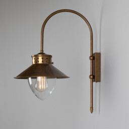 Boyd 1 Arm Wall Light Antique Brass - thumbnail 3