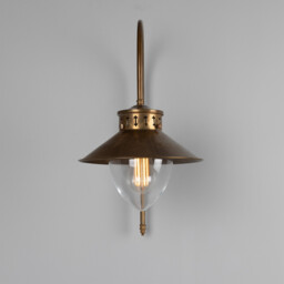 Boyd 1 Arm Wall Light Antique Brass - thumbnail 2