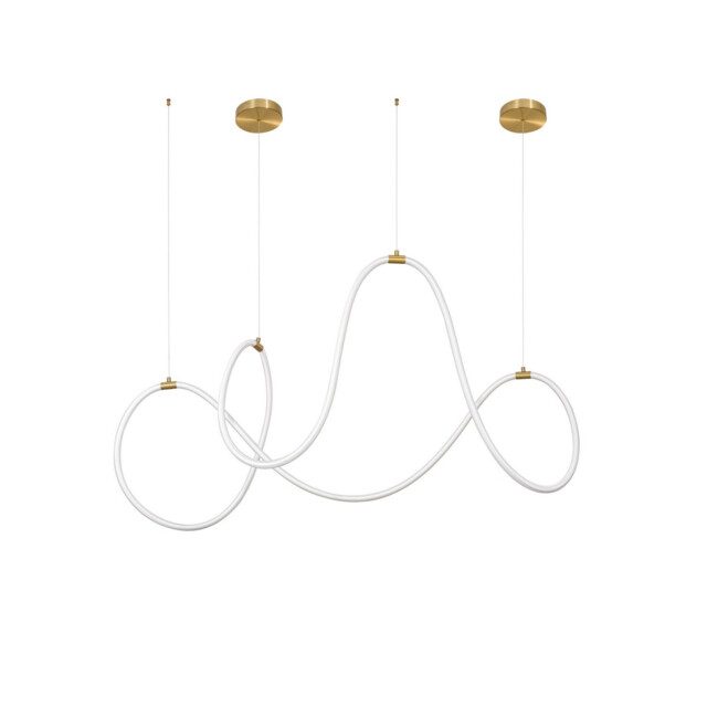 Cerelia Integrated LED Pendant Ceiling Light Dimmable Brass Gold Metal LED 57W 189Lm 3000K L : 150 - image 1