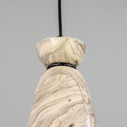 Parva Bathroom Pendant Marbled, Matte Black, IP44 - thumbnail 5