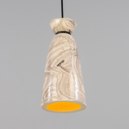 Parva Bathroom Pendant Marbled, Matte Black, IP44 - thumbnail 2
