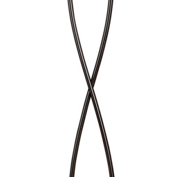 Amel Floor Lamp 2 Light G9, Black Chrome, - thumbnail 5