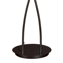 Amel Floor Lamp 2 Light G9, Black Chrome, - thumbnail 3