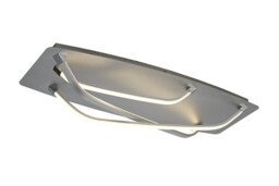 Papua Flush LED Light 25W, 1900lm, 3000K Polished Chrome, White Acrylic