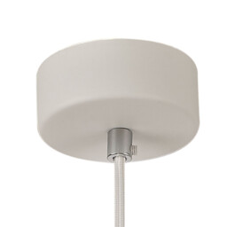 Alina Dome Pendant, 1 x E27, White Paintable Gypsum - thumbnail 5