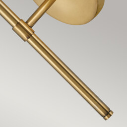 Hinkley Hollis Bathroom Wall Lamp Heritage Brass, IP44 - thumbnail 3