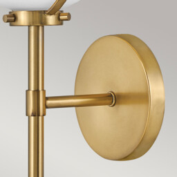 Hinkley Hollis Bathroom Wall Lamp Heritage Brass, IP44 - thumbnail 5