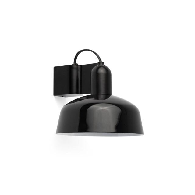 Tatawin Dome Wall Lamp Black, Gloss Black 1x E27