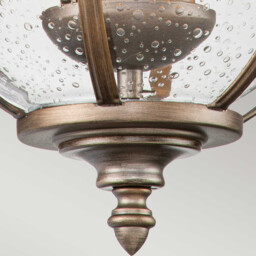 Kichler Halleron Outdoor Wall Lantern Burnished Bronze, IP44 - thumbnail 3