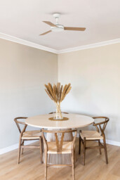 Mini Small 3 Blade Ceiling Fan Matt White, Maple Tuya Smart System - thumbnail 2