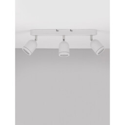 Orson Tripple Bathroom Spotlight Sandy White GU10 3x10W IP44 - thumbnail 3